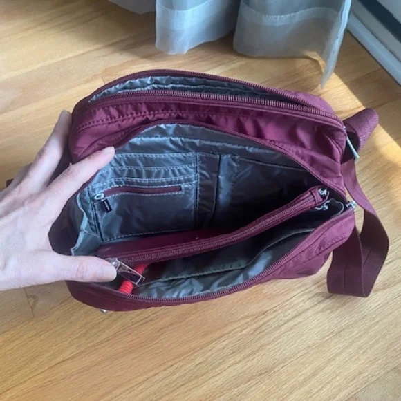 Hedgren RFID Burgundy Crossbody Bag - Picture 6 of 7